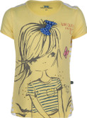 49% OFF on Bells and Whistles Printed Girl's Round Neck T-Shirt