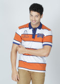 20% OFF on Scullers Striped Men's Polo T-Shirt