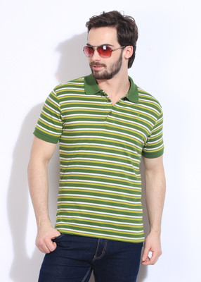 John Players Striped Men's Polo T-Shirt John Players Striped Men's Polo T-Shirt