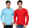 TSX Solid Men's Henley T-Shirt TSX Solid Men's Henley T-Shirt