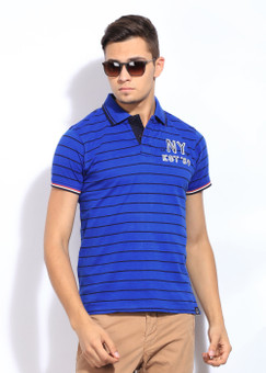 Lee Striped Men's Polo T-Shirt