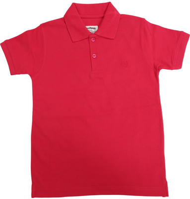 19% OFF on Sportking Solid Boy's Polo Neck T-Shirt