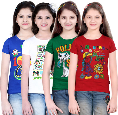50% OFF on Sinimini Casual Short Sleeve Printed Girl's Top 50% OFF on Sinimini Casual Short Sleeve Printed Girl's Top