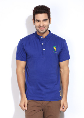FIFA Solid Men's Henley T-Shirt FIFA Solid Men's Henley T-Shirt