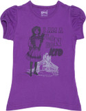 Kanva Printed Girl's Round Neck T-Shirt
