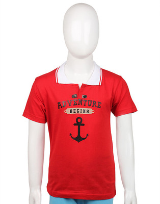 55% OFF on Toons Solid Boy's Polo Neck T-Shirt 55% OFF on Toons Solid Boy's Polo Neck T-Shirt