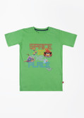 30% OFF on Angry Birds Printed Boy's Round Neck T-Shirt