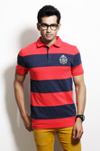 Design Classics Striped Men's Polo T-Shirt Design Classics Striped Men's Polo T-Shirt