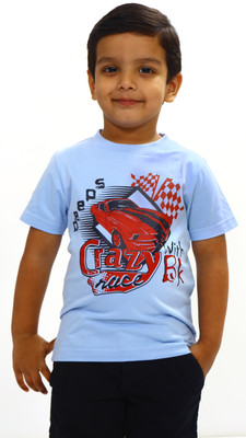 70% OFF on Bio Kid Printed Boy's Round Neck T-Shirt