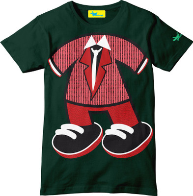 14% OFF on Grasshopr Graphic Print Baby Boy's Round Neck T-Shirt