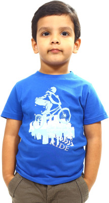 70% OFF on Bio Kid Printed Boy's Round Neck T-Shirt