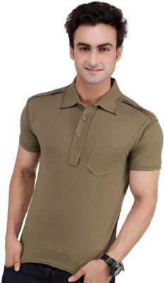 40% OFF on Monteil & Munero Solid Men's Polo T-Shirt