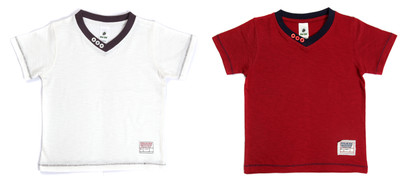 42% OFF on Bio Kid Printed Baby Boy's V-neck T-Shirt Pack of 2