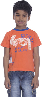 40% OFF on Sera Graphic Print Boy's Round Neck T-Shirt