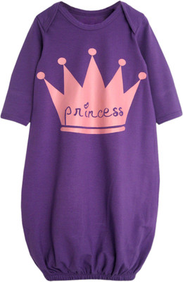 33% OFF on Atun Self Design Baby Girl's Round Neck T-Shirt