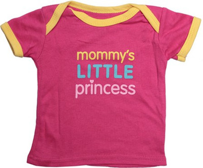 12% OFF on Luvable Friends Printed, Solid Baby Girl's Boat Neck T-Shirt