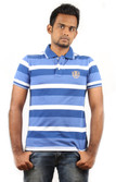 10% OFF on Rock Striped Men's Polo T-Shirt