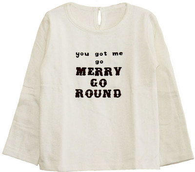 30% OFF on My Little Lambs Graphic Print Baby Girl's Round Neck T-Shirt