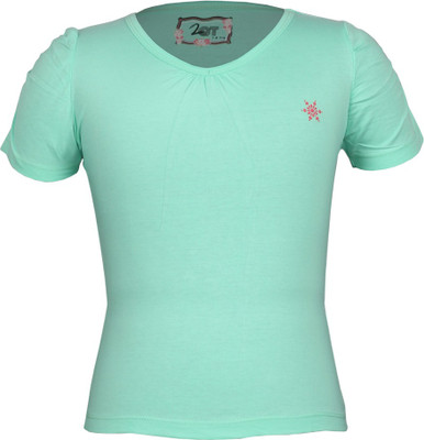 60% OFF on Jazzup Solid Girl's V-neck T-Shirt 60% OFF on Jazzup Solid Girl's V-neck T-Shirt