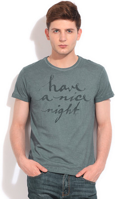 GAS Printed Men's Round Neck T-Shirt GAS Printed Men's Round Neck T-Shirt