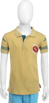 69% OFF on Toons Solid Boy's Polo Neck T-Shirt