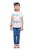50% OFF on Stop To Start Printed Girl's Round Neck T-Shirt