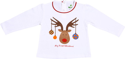 20% OFF on Bio Kid Printed Baby Girl's Round Neck T-Shirt