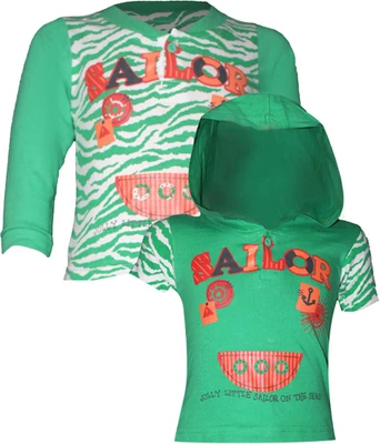 46% OFF on Jazzup Printed Baby Boy's Round Neck T-Shirt Pack of 2