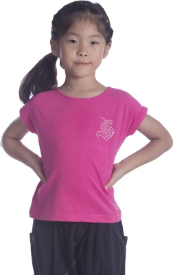 33% OFF on Sera Solid Girl's Round Neck T-Shirt