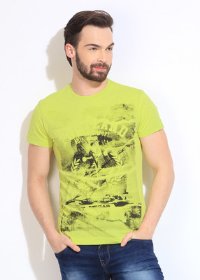 GAS Printed Men's Round Neck T-Shirt