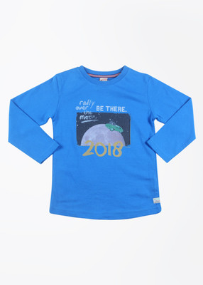 29% OFF on Sturdy Printed Boy's Round Neck T-Shirt