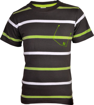 32% OFF on Bio Kid Striped Boy's Round Neck T-Shirt
