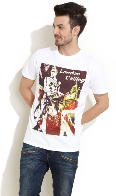 Riot Printed Men's Round Neck T-Shirt