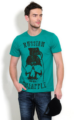 60% OFF on Yepme Graphic Print Men's Round Neck T-Shirt