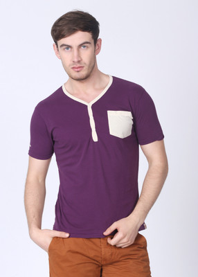 50% OFF on Breakbounce Solid Men's Henley T-Shirt 50% OFF on Breakbounce Solid Men's Henley T-Shirt
