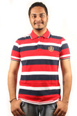 10% OFF on Rock Striped Men's Polo T-Shirt