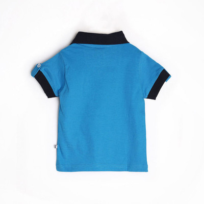 Mee Mee Graphic Print Boy's Polo Neck T-Shirt Mee Mee Graphic Print Boy's Polo Neck T-Shirt