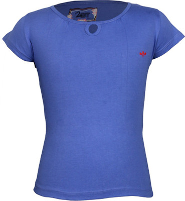 60% OFF on Jazzup Solid Girl's Round Neck T-Shirt