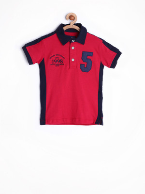 54% OFF on Status Quo Cubs Solid Boy's Polo Neck T-Shirt