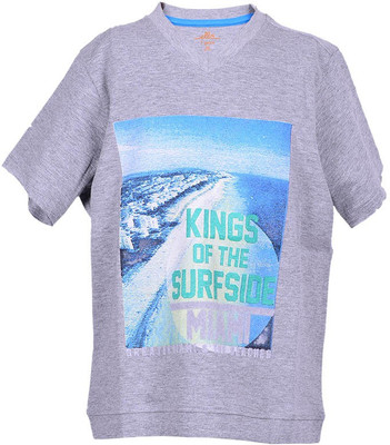 50% OFF on Ello Graphic Print Boy's V-neck T-Shirt