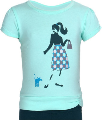 50% OFF on Bio Kid Printed Baby Girl's Round Neck T-Shirt