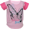 Cool Quotient Graphic Print Baby Girl's Round Neck T-Shirt