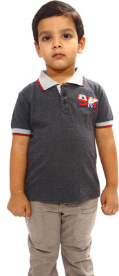 50% OFF on Bio Kid Solid Boy's Polo T-Shirt