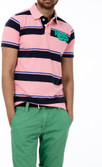 Basics Striped Men's Polo T-Shirt Basics Striped Men's Polo T-Shirt