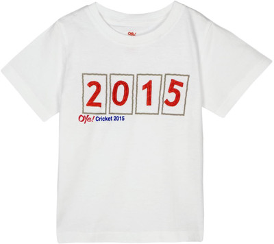 30% OFF on Oye Printed Boy's Round Neck T-Shirt