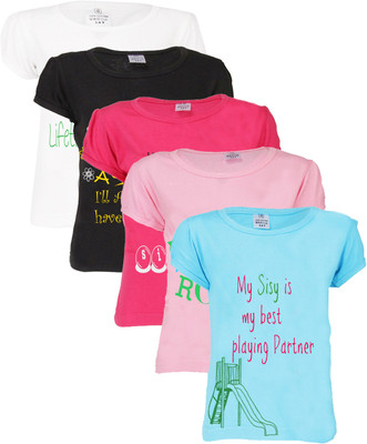 76% OFF on Gkidz Printed Girl's Round Neck T-Shirt 76% OFF on Gkidz Printed Girl's Round Neck T-Shirt