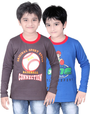 40% OFF on Dongli Printed Boy's Round Neck T-Shirt