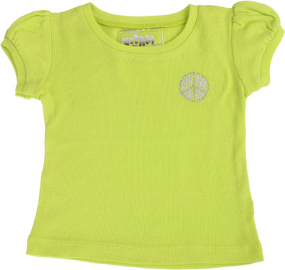 Vitamins Solid Baby Girl's Round Neck T-Shirt
