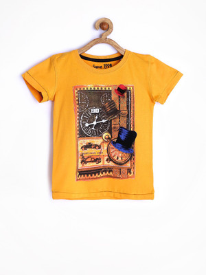 40% OFF on Status Quo Cubs Printed Boy's Round Neck T-Shirt