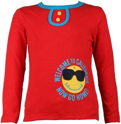 70% OFF on Jazzup Printed Boy's Round Neck T-Shirt